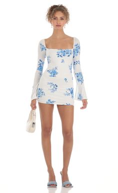 Long Sleeve Hoco Dress, Floral Long Sleeve Dress, Lucy In The Sky, Sorority Outfits, Long Sleeve Floral Dress, Hoco Dresses, Long Sleeve Bodycon, Long Sleeve Bodycon Dress, Stretch Lace