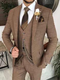 Suits Color Groom Suit, Blazer Waistcoat, Formal Attire For Men, Double Breasted Tuxedo, Slim Fit Suit Men, Slim Fit Tuxedo, Dress Attire, Lapel Jacket