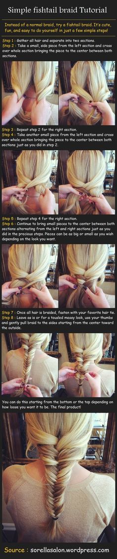 Because I can never master it. Fishtail Braid, Braid Tutorial, A Ponytail, Fish Tail Braid, Beauty Tutorials, Dream Hair