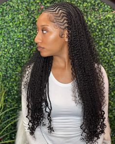 Cornrow All Back Hairstyles, Micro Cornrows, Half Cornrows Half Braids, Vacation Hair