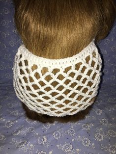 Handmade crochet half snood made with soft acrylic thread.Ideal for re-enacting,  can be worn on its own or is ideal to wear with a hat or a hair flower.One size fits all. Postage is tracked for guaranteed delivery. White Crochet Yarn Hat One Size, White Crochet Hat One Size, White One Size Crochet Top, White Hand-knitted Crochet Hat In Cotton Yarn, White Crochet Hat, One Size, Crochet Hairnet, Crochet Hair Net Snood Free Pattern, Hair Flower, White T