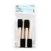 three black and white brushes in a package