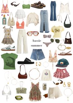 Summer Clothes Australia, Aussie Fashion Summer, 2024 Clothing Aesthetic, Summer Outfits 2023 Australia, Summer 2034 Outfits, Australian Fashion 2024, Shein Europe Outfits, Colorful Casual Outfits Spring Summer, Australian Vacation Outfits