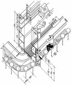 a drawing of the inside workings of a machine