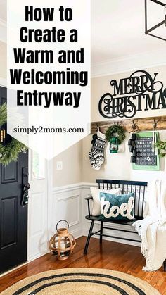 Holiday Decor Hacks, Christmas Foyer, Faux Christmas Trees, Christmas Entryway, Foyer Ideas, Decor Hacks, Classic Table, Classy Decor