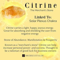 Citrine Crystal Meaning, Crystal Grimoire, Crystals For Wealth, Crystals Healing Grids, Crystal Uses, Tourmaline Quartz, Crystals Healing Properties, Spiritual Crystals, Gemstone Meanings