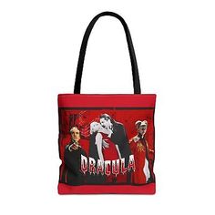 Iconic Vampires Tote Bag Dracula Horror Goth Gothic Alt Classic Monsters Red  | eBay Gothic Halloween Tote Bags, Gothic Tote Bags For Halloween, Gothic Bags For Halloween Gift, Gothic Halloween Gift Bags, Gothic Rectangular Halloween Bag, Iconic Vampires, Gothic Bags, Gothic Bag, Classic Monsters