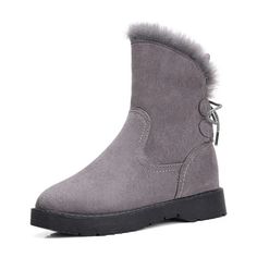 Gaudys Boots – Ultra Seller Shoes Gray Round Toe Winter Booties, Gray Round Toe Booties For Winter, Walking On The Street, Brand Collaboration, Grey Women, Black Booties, Suede Boots, Splash Of Color, Casual Wardrobe