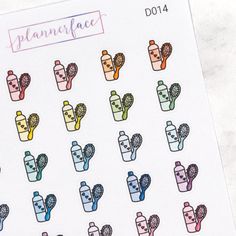 the planner stickers are colorful and cute