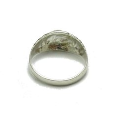 Sterling silver ring. Stamped 925. Approximate weight 2.9 grams. Top width 1.0cm (0.40inches). All our jewels are made from solid sterling silver 925/1000 and are carefully crafted by hand in our family workshop. We dispatch your orders in 5 working days, worldwide and the postage is $5. We ship registered priority mail. Please allow 5-7 working days for delivery in Europe and 10-15 working days outside Europe. For any questions - please do not hesitate to contact me! Sterling Silver Crystal Ring With Round Band, Silver Sterling Silver Crystal Ring, Silver Sterling Silver Opal Ring, Silver Engraved Dome Ring For Promise, Silver Moonstone Promise Ring With Polished Finish, Classic Stamped 925 Toe Rings, Classic 925 Stamped Toe Rings, Classic Toe Ring Stamped 925, Sterling Silver Signet Ring With 925 Stamp