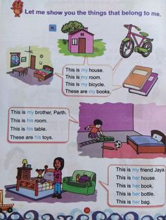 a poster describing the different parts of a house and how it is used in english