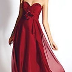 Long Burgundy Formal Dress Red Chiffon Dress With Fitted Bodice, Burgundy Formal Dress, Colorful Dresses Formal, Long Formal Dress, Alyce Paris, Paris Dresses, Red Brown, Formal Dress, Formal Dresses Long