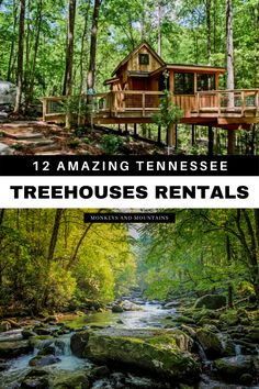 the treehouse rentals in tennessee are great for families