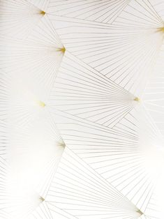 an abstract white background with lines and dots in the center, as well as yellow highlights