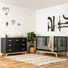 The modern Soho 5-drawer Dresser’s classic style pairs perfectly with the Soho 3-in-1 Crib, or adds a pop of mid-century style to any room on its own.

Safe, stable, and strong, with sturdy angled legs and solid wood handles, forged steel support, and a baby-safe painted finish. #nurseryfurniture #dresser #crib #nurseryinspo 5 Drawer Dresser, Wood Handles, Nursery Inspiration, Forged Steel, Drawer Dresser, Baby Safe, Mid Century Style, Dresser Drawers, Mini Me