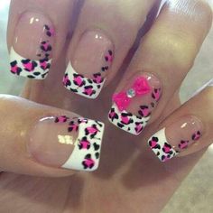 50 Cheetah Nail Designs | Cuded Light Pink Nail Designs, Cheetah Nail Designs, Bow Nail Art, Filmy Vintage, Cheetah Nails, Light Pink Nails, Gel Set