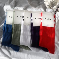 Here is our new PACK of colorful vintage tennis crew socks ! Featuring one pair of khaki and blue organic cotton socks and one pair of red, purple, and white striped solid color socks with a vintage style, this pack is perfect for anyone looking to spice up their outfit. Made with premium organic cotton in certified factories, each pair is super soft, eco-friendly, and designed to last. Plus, the pack comes with a dust bag, making it the perfect gift for any sports enthusiast. Shop now and make Sporty Cotton Socks For Everyday, Sporty Everyday Cotton Socks, Everyday Sporty Cotton Socks, Tennis Socks, Color Socks, Vintage Tennis, Sock Packs, Simplest Form, Colorful Socks