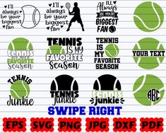 tennis svg files for cricut and silhouettes