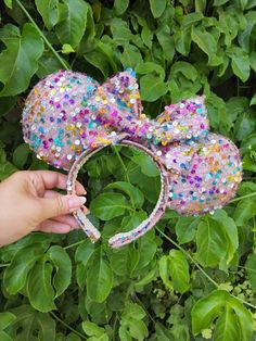 Handcrafted and made with pixie dust!  These unique ears will add sparkle to any day in the Parks! Each headband has been tested and is super comfortable. Each headband is lined and designed to stay in place for all day wear! Fabric color and embellishments may differ slightly in person due to phone or computer screen. Ears are handmade. Embellished Ears have rhinestones, pearls and other embellishments that are individually hand-placed. Puffy Ears are sewn to have extra durability. Each pair of Etsy Stuff, Mickey Mouse Ears, Disneyland Trip, Disney Ears, Seashell Crafts, Disney Diy, Turban Headbands, Minnie Ears, Mickey Ears