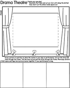 a line drawing of a window with curtains