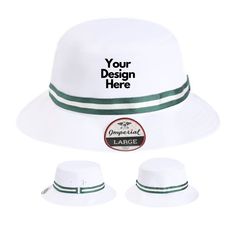 Discover our Custom Embroidered Boonie - a personalized bucket hat perfect for outdoor adventures! With UPF50 protection, this safari sun hat is ideal for jungle treks and summer outings. Personalize it for a special touch. Perfect Father's Day gift for the explorer in your life! Order yours now. Custom Embroidered Boonie, Customized Bucket Hat, Personalized Safari Hat, Summer Hat, Custom Sun Hat, Jungle Hat, Wide Brim Bucket Hats, Hiking Hat, Fishing Hat 1. No Charge for Digitizing. If your tex Casual White Hat Band For Outdoor, Casual White Hat Bands For Outdoor, White Short Brim Hat For Outdoor, White Sun Hat With Short Brim For Outdoor, White Sun Hat With Curved Brim For Outdoor, White Outdoor Sun Hat With Short Brim, White Summer Sports Bucket Hat, White Visor Sun Hat For Outdoor Activities, White Curved Brim Sun Hat For Outdoor