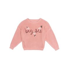 Our baby girl sweater provides the perfect cozy fit the for season! With comfort-stretch material at the neckline, wrists and waist, your little one can keep warm and look adorable all season long with this knit sweater featuring a cute message. Our essentials have been independently certified with STANDARD 100 by OEKO-TEX so that you dont have to worry about harmful substances in your babys wardrobe. Includes one sibling matching sweater. Size: 18M.  Color: Pink.  Gender: female.  Age Group: toddler. Baby Girl Sweater, Cute Message, Matching Sisters, Matching Sweaters, Cute Messages, Cozy Fits, Sweater Material, Zip Up Sweater