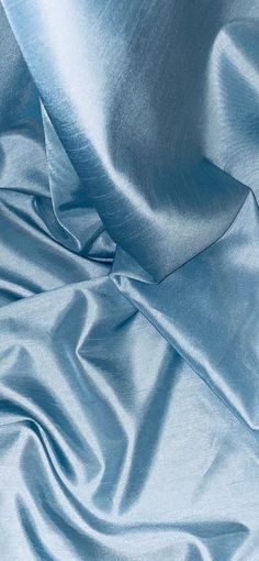 the blue fabric is very soft and shiny