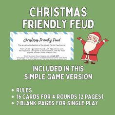 the christmas friendly fud game