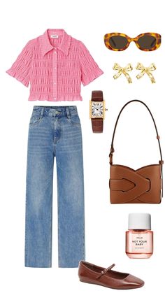 Outfit Ideas 2024, Jeans Claro, Spring Outfit Ideas, Diy Vetement, Elegante Casual, First Second, Mode Vintage, Fashion Mode, Looks Style