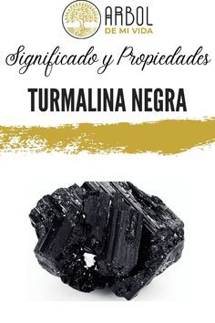 black and white image with text that reads, significcias y propecidades turmaina negra