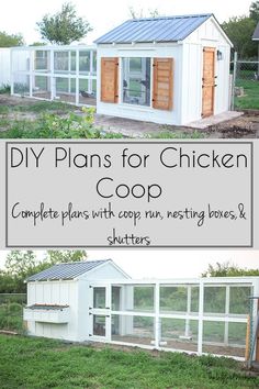 chicken coop plans that are easy to build and can be used as a small house