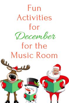 christmas activities for december for the music room