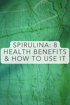 If you are interested in health supplements, you have probably heard of spirulina. Its popularity has grown exponentially in the last decade, and it offers some of the most diverse benefits of all supplements available today. But what exactly is spirulina? And how could it help support your health? Spurlina Benefits, Chlorella Benefits, Benefits Of Spirulina, Spirulina Benefits, What Is Spirulina, Foods To Eat Everyday, Recipes Beginners, Herbs Recipes, Blue Spirulina