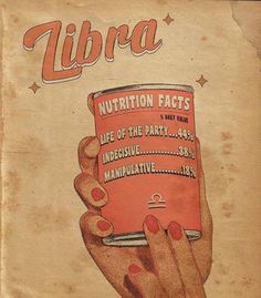 a woman holding a can of libra in her hand with the caption nutrition fact on it