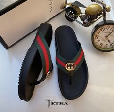 Gucci Slides For Men, Men Leather Slippers, Slides For Men, Gucci Slippers, Gucci Slides, Gucci Sandals, Black Men Fashion Swag, Men Slides, Mens Fashion Suits