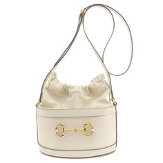 Used Gucci 602118 Horsebit Bucket Bag Tote Leather Women's Gucci (Sku: Gzl12ms0) === General === Brand : Gucci Line : Horsebit === Design === Type : Tote Bag Material : Leather Color : White Gender : Women === Size === Size (Hxwxd) : 23cm X 22cm X 12.5cm / 9.05'' X 8.66'' X 4.92'' Strap Length : 26cm / 10.23'' === Included Items === Accessories : None Accessories Notice : Before Purchasing, Please Refer To The Images Of The Accessories Included With The Item. === Condition === Condition : Used ( Gucci Chic Bucket Bag With Gold-tone Hardware, Gucci Top Handle Bag With Gold-tone Hardware, Gucci Shoulder Bag With Gold-tone Hardware For Travel, Gucci Leather Shoulder Bag With Gold-tone Hardware, Gucci Tote Shoulder Bag With Gold-tone Hardware, Leather Bucket Bag, Famous Brands, Watches Jewelry, Gucci Bag