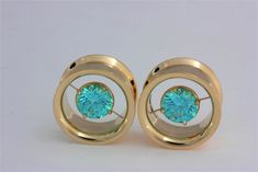 Gold Plugs w/ Opals Bvla Jewelry, Pretty Plugs, Ear Stretching, Mod Jewelry, 1 Tattoo, Gauged Earrings