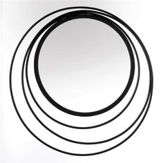 three black circles are arranged in the shape of an o - ring on a white background