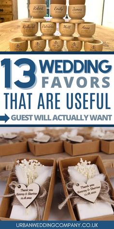 wedding favors that are useful to guests will actually want them to be given as favors