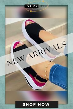 New Women Sandals Soft Stitching Ladies Sandals Comfortable Flat Sandals Women Open Toe Beach Shoes Woman Footwear Comfortable Black Sport Sandals For Summer, Comfortable Open Toe Sandals For Outings, Spring Sport Sandals For Outings, Woman Footwear, Sandals Comfortable, Ladies Sandals, Comfortable Flats, Sandals Women, Women Sandals