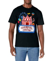 PRICES MAY VARY. This family matching carnival crew tee is a great idea for your friend or loved one. Also, a perfect last-minute birthday idea for men women, mom, dad, kids, son, daughter, boyfriend, girlfriend, grandpa, grandma, uncle, or aunt. Carnival Crew family matching For design, For more colors and options, click More Here on my Brand name. Wear it proudly on Birthdays, Christmas, Thanksgiving, Halloween or any other party Holiday. Lightweight, Classic fit, Double-needle sleeve and bottom hem Last Minute Birthday Ideas, Carnival Birthday Party Shirts, Carnival Birthday Shirts Family, Carnival Party Shirts Circus Theme, Mickey Mouse Crew Neck T-shirt For Birthday, Mickey Mouse Clubhouse Birthday Party T-shirts & Tank Tops, Matching Family T Shirts, Man Birthday, Branded T Shirts