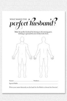 what makes the perfect husband? coloring book for adults and children, includes an adult size figure