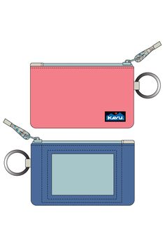 Spring Block Travel Coin Purse With Key Clip, Rectangular Travel Pouch With Key Clip, Rectangular Travel Wallet With Key Clip, Blue Rectangular Wallet With Key Clip, Functional Rectangular Wallet With Key Clip, Rectangular Wallets With Key Clip, Functional Rectangular Wallet With Zipper Pouch, Rectangular Travel Card Holder With Key Clip, Rectangular Wallet With Id Window For Daily Use