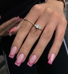 Cute Pink Nails, Nagellack Trends, Celebrity Nails, Glow Nails, Blush Nails, Funky Nails