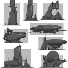 several different views of an aircraft in various positions and sizes, including the cockpits