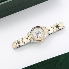 Released in 1945, the Datejust is Rolex’s longest standing collection and was created to commemorate the company's 40th anniversary. Unlike other Rolex watches, the Datejust was not designed for a specific activity or environment and simply exists as a smart, reliable timepiece. Pioneering for its time, the Datejust was the first self-winding watch to feature a date display window and also the first Rolex watch to use the Jubilee bracelet design. Combined with the tried and true Oyster case, the Patek Philippe Nautilus, Breitling Navitimer, Rolex Day Date, Audemars Piguet Royal Oak, Rolex Gmt, Pre Owned Rolex, Rolex Daytona, Omega Speedmaster, Rolex Submariner