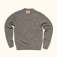 Elevate your wilderness style with our wool crewneck sweater. Channeling a cozy cabin vibe and rugged persona, it's more than an outfit – it's an escape. The wool fleck pattern, mirroring untamed landscapes, and mid-weight wool offer comfort and durability in one. Embrace adventure with every wear – your journey, your sweater. Wrap yourself in comfort, and let your attire tell your story – one of adventure, resilience, and the uncharted paths you tread. Recycled Wool Crew Neck Sweater For Fall, Fall Crew Neck Sweater In Recycled Wool, Casual Recycled Wool Crew Neck Sweater, Casual Crew Neck Sweater In Recycled Wool, Fair Isle Sweater For Fall Outdoor, Outdoor Fair Isle Sweater For Fall, Fall Fair Isle Sweater For Outdoor, Fall Outdoor Fair Isle Sweater, Cozy Sweater For Fall Outdoor Activities