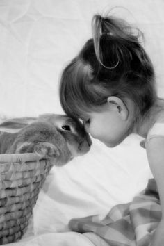 . Somebunny Loves You, Kind Photo, Tandem, Cuteness Overload, Cute Bunny, Animals For Kids, A Cat