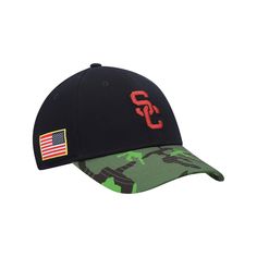 Show pride in standing behind the USC Trojans and military members with this Veterans Day 2Tone Legacy91 hat from Nike. It features the USC Trojans logo embroidered on the front and an American flag applique on the side. Plus, an adjustable closure ensures the perfect fit for whatever the day brings.Show pride in standing behind the USC Trojans and military members with this Veterans Day 2Tone Legacy91 hat from Nike. It features the USC Trojans logo embroidered on the front and an American flag Nike Hats For Sports Events With Curved Bill, Nike Curved Bill Hats For Sports Events, Patriotic Curved Brim Hat For Sports Events, Patriotic Hats For Sports On Memorial Day, Nike Hats For Baseball Season, Patriotic Sports Hat For Veterans Day, Patriotic Baseball Cap For Veterans Day Sports Events, Nike Cap With Embroidered Logo, Nike Hat With Embroidered Logo And Curved Brim