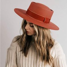 Flat Top/Wide Brim Adjustable Vintage Classic Rust Red. 100% Australian Wool: Handmade In An Environmentally Friendly Environment, Super Soft And Warm, High Quality, Breathable And Natural Finishing, Its A Great Accessory To Any Outfit. Material: Australian Wool Style:Wool Felt Fedora Hat Craftsmanshiphandmade Features: Comfortable, Stylish, Classic, Warm Boater Hat, Felt Fedora, Wool Handmade, Fedora Hat, Flats Top, Wide Brimmed, Wool Felt, Fedora, Environmentally Friendly